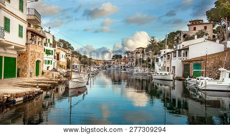 In The Harbor Of Cala Figuera Mallorca Spain