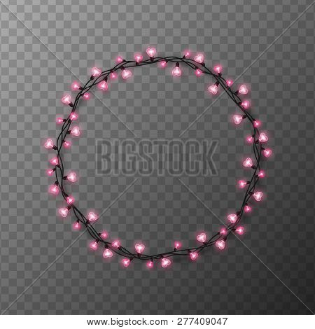 Pink Heart Shaped Vector Photo Free Trial Bigstock