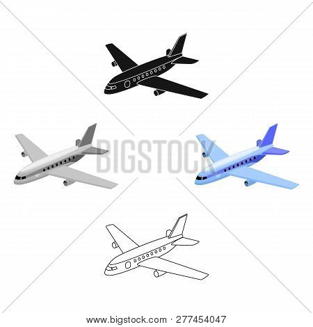 Aircraft For Transportation Of A Large Number Of People. The Safest Air Transport.transport Single I
