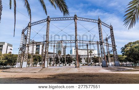 Parc De La Barceloneta Barcelona Spain Europe.