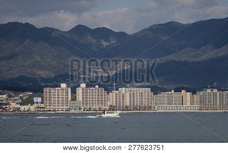 Onomichi, Japan - Dec 28, 2015. Cityscape Of Onomichi, Japan. Onomichi Is A Quaint Town Located Alon