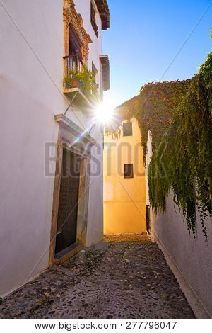 Albaicin of Granada arabic old district of Andalusia muslim Spain