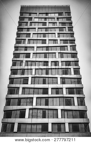 Malmo, Sweden - January 05, 2019: New Building At Hyllie In Malmo. A New District Of Malmö, For A Pr