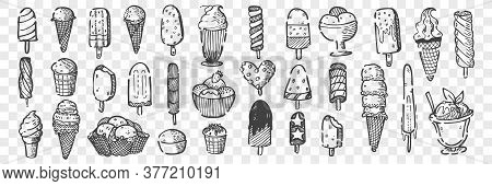 Ice Cream Pencil Drawing