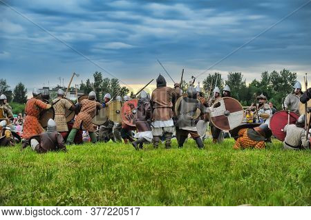 The Museum-preserve Old Ladoga Leningrad, Volkhov District, Staraya Ladoga Annual Military-historica