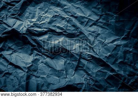 Abstract Grey Crumpled Paper Texture Background Dranatic Lighting
