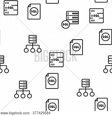 Sql Database Vector Vector & Photo (Free Trial) | Bigstock