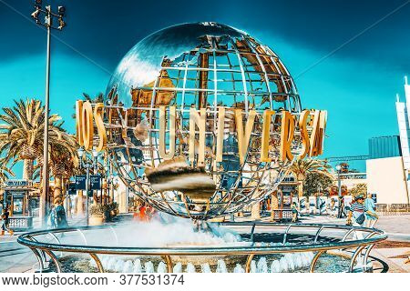 World Famous Park Universal Studios In Hollywood.