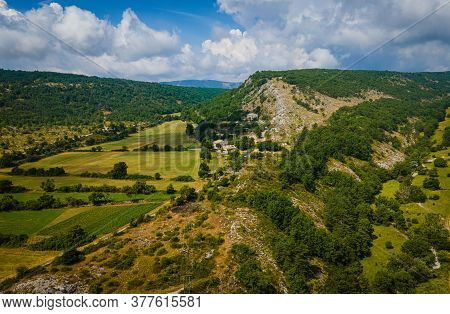 Aerial View Over The French Alps - Awesome Landscape Trvel Photography