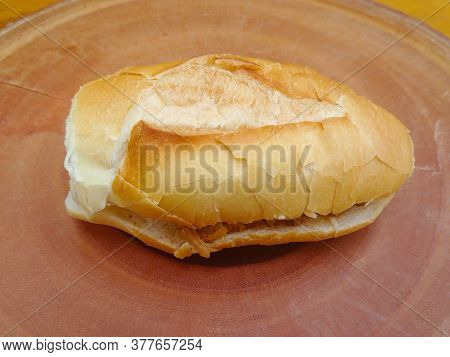 Delicious Brazilian Bread With Meat And Sauge