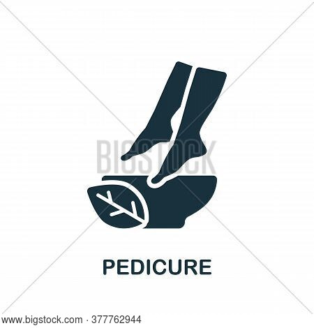 Pedicure Icon. Simple Element From Beauty Salon Collection. Creative Pedicure Icon For Web Design, T