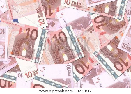10 Euro notities textuur