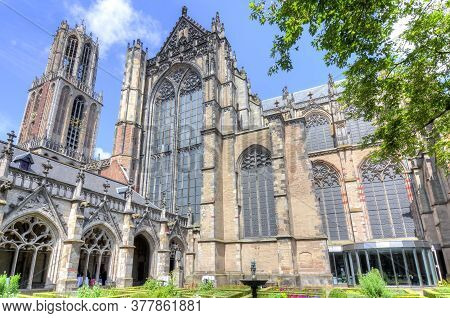 St. Martin's Cathedral And Dom Tower, Utrecht, Netherlands