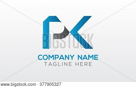 Initial Pk Letter Logo With Creative Modern Business Typography Vector Template. Creative Letter Pk