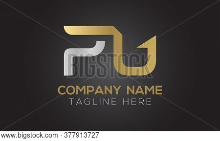 Initial Pu Letter Logo With Creative Modern Business Typography Vector Template. Creative Letter Pu