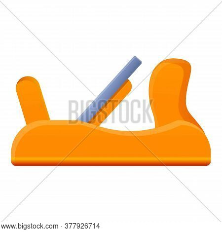 Carpenter Jack Plane Icon. Cartoon Of Carpenter Jack Plane Vector Icon For Web Design Isolated On Wh