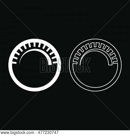 Knob Regulation Handle Variation Value Regulating Sign Regulate Level Concept Tuning Button Set Icon