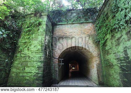 Fort Ruins In Sarushima Island, Yokosuka, Japan
