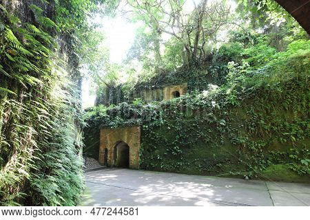 Fort Ruins In Sarushima Island, Yokosuka, Japan