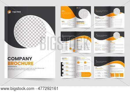 Brochure Template Layout Design And Corporate Minimal Multipage Brochure Template Design