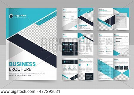 Brochure Template Layout Design And Corporate Minimal Multipage Brochure Template Design