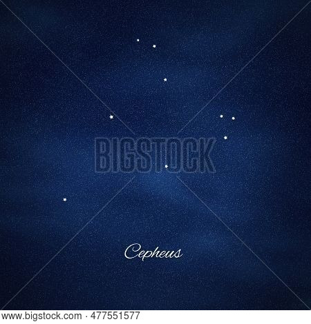 Cepheus Constellation, Cluster Of Stars, King Cepheus Constellation