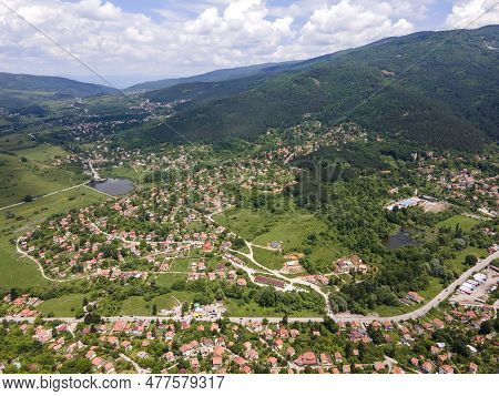 Aerial View Of Vitosha Mountain Near Village Of Rudartsi, Bulgaria