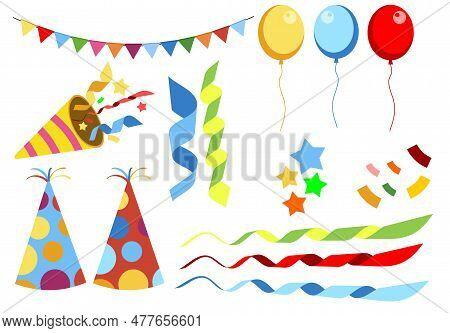 Editable Vector Design Bundle Set For A Birthday Celebration Event