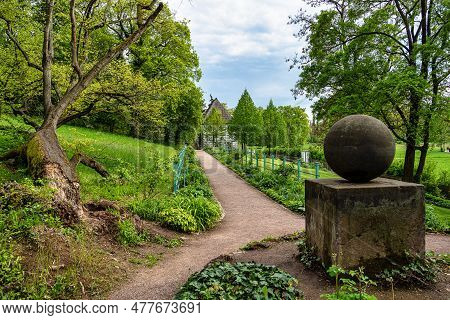 The Garden House With Garden Of Johann Wolfgang Von Goethe In Weimar, Thuringia In Germany. Unesco W