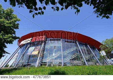 Cologne, Germany - May 31, 2023: Lanxess Arena Event Hall In Cologne Deutz
