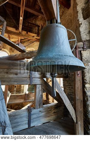 Bell In The Church Tower, In Vilnius, Lithuania