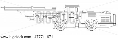 Tunneling Drilling Rigs, Self-propelled Drilling Rigs. Equipment For High-mining Industry. Mining Cl