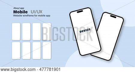 Mobile Ui Ux Mockup Vector & Photo (Free Trial) | Bigstock