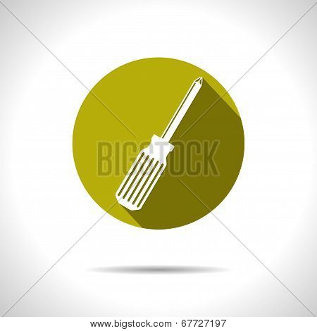 Vector phillips screwdriver icon. Eps10