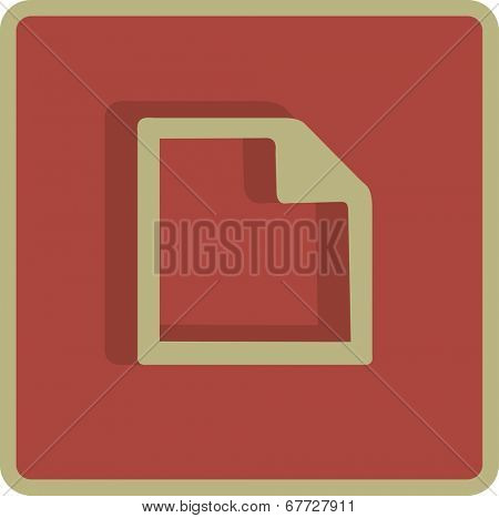 floppy disk download. Flat modern web button