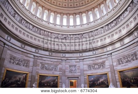 Nas Kopuła Capitol Rotunda obrazy Washington Dc