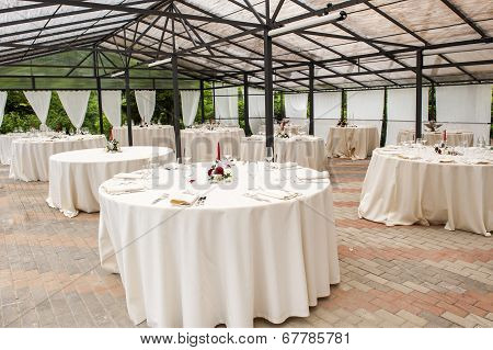 Wedding Table In The Castle