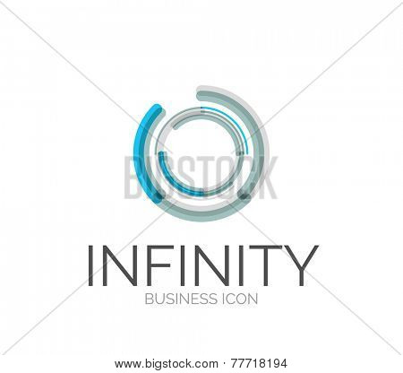 Minimal line design logo, business icon, branding emblem