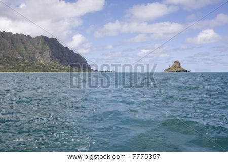 瓦胡岛的迎风海岸和 Mokolii