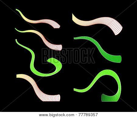 Elephant Hose Vector Spiral Element