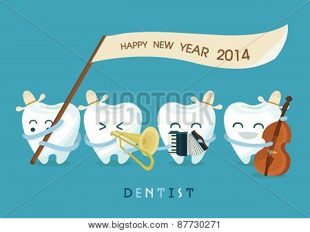 Happy new year dentist