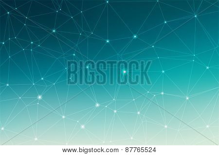 Abstract triangle polygonal vector geometric background