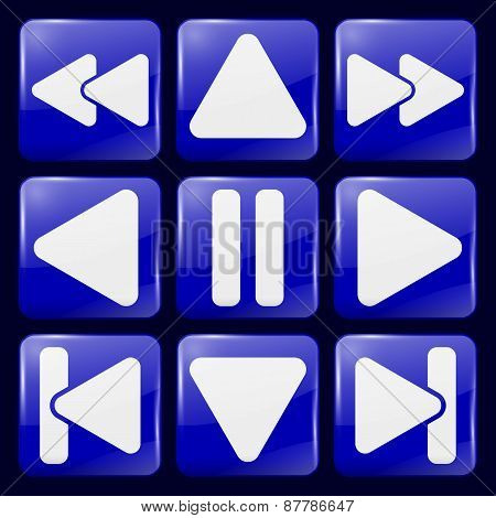 Arrow. Glass Icons