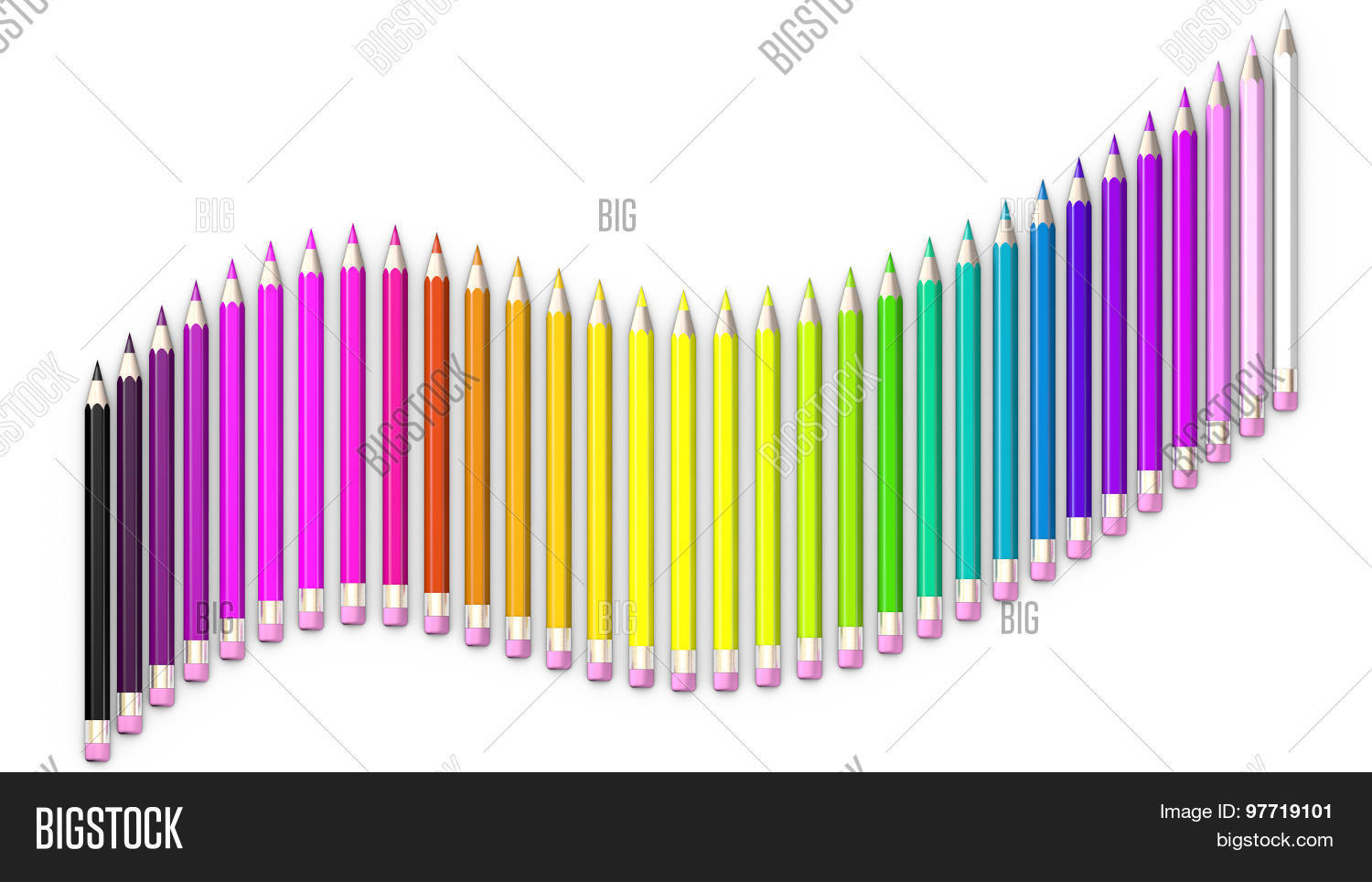 Set Colored Pencil. Image & Photo (Free Trial) | Bigstock