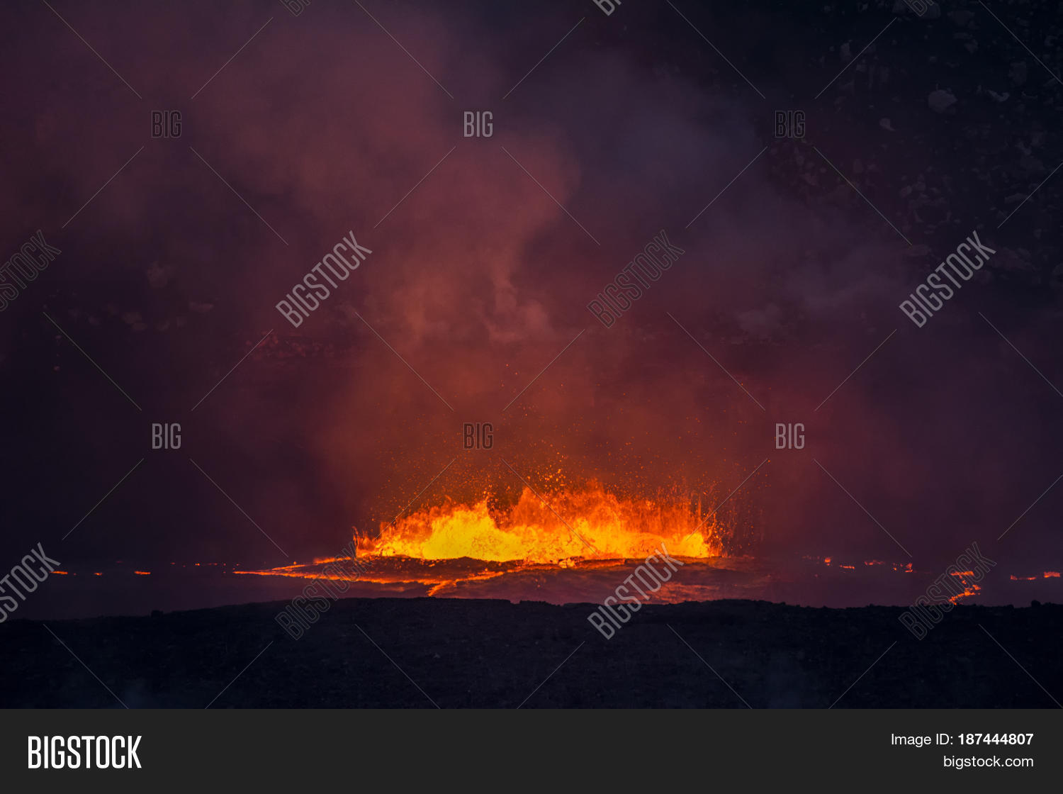Boiling, Erupting Lava Image & Photo (Free Trial) Bigstock