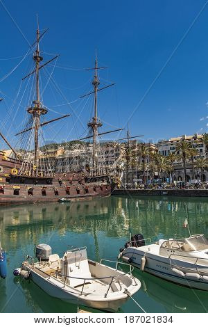 Porto Antico In Genoa, Italy