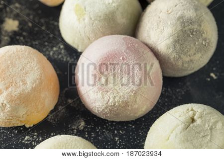 Sweet Japanese Mochi Ice Cream