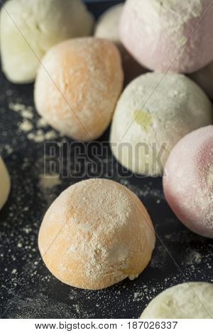 Sweet Japanese Mochi Ice Cream