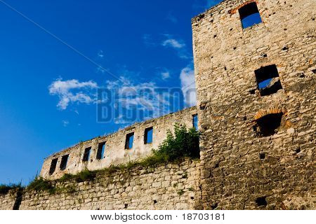 Rauniot old fort Chortkiv Ukrainassa