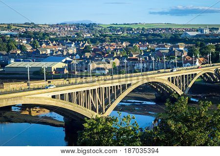 Beautiful Berwick Upon Tweed in England UK.